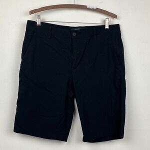 Tahari Chino Shorts 34 Black Heritage Prep Quiet Outdoor Flat Front